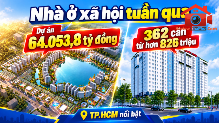 Thị trường nhà ở xã hội TP.HCM và Đà Nẵng nổi bật tuần qua