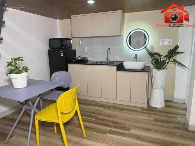 Review nhà phố dịch vụ mini tại Bạch Đằng, Tân Bình TP.HCM giá 5.8 triệu