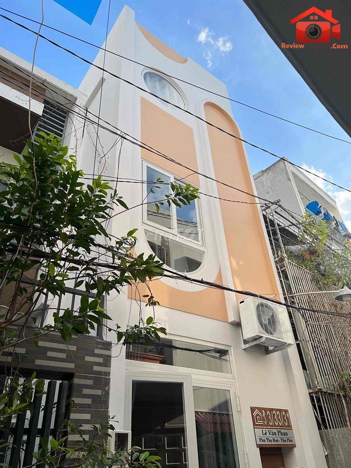 Review nhà phố Quận Tân Phú TP.HCM – 3 tầng 4.25 tỷ