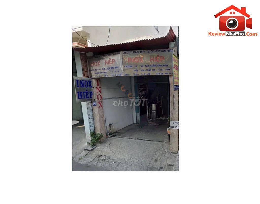 Review nhà phố mặt tiền 224 Hồng Lạc, phường 11, quận Tân Bình, TP.HCM – Giá 13.5 tỷ