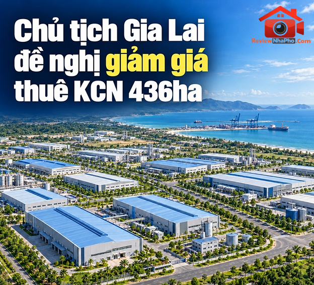 Gia Lai nghiên cứu giảm giá thuê khu công nghiệp Phù Mỹ