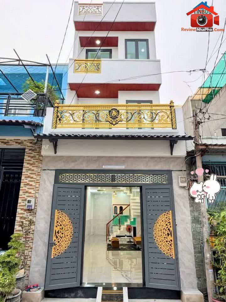 Review nhà phố Bình Tân với 4 phòng ngủ hẻm ô tô giá 5.8 tỷ