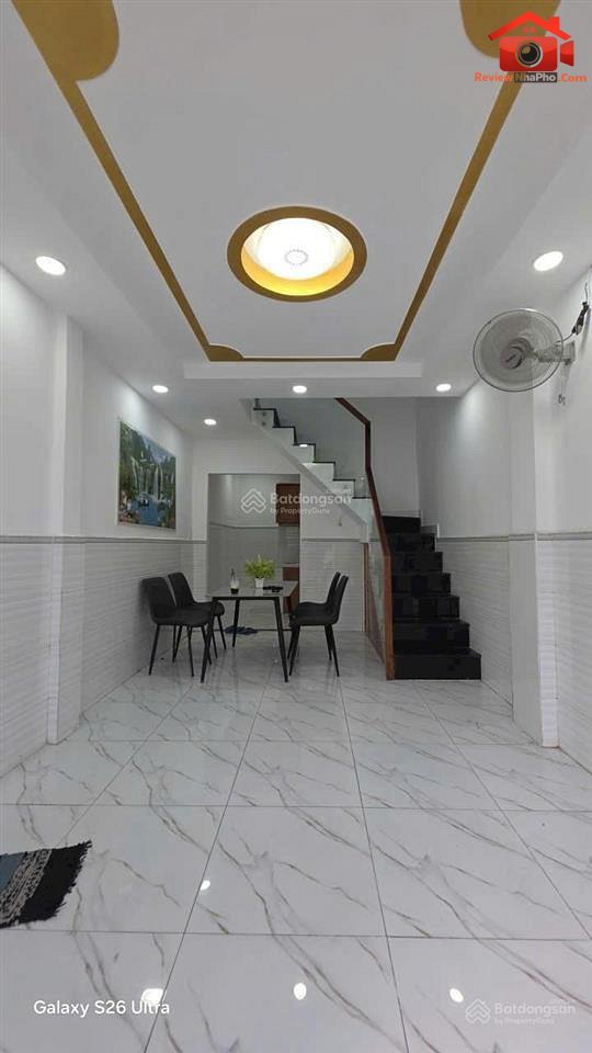Review nhà phố Quận Tân Phú TP.HCM – Nhà mới chỉ 3.2 tỷ tại Huỳnh Văn Chính
