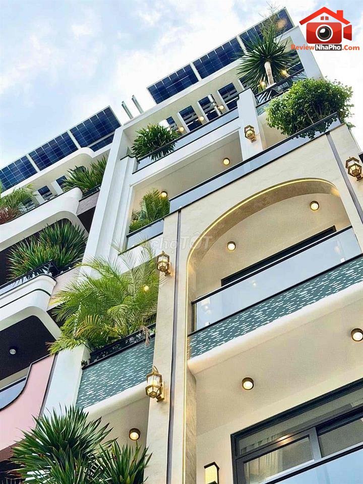 Review nhà phố Gò Xoài, Bình Tân, TP.HCM – Nhà 5 tầng sang trọng