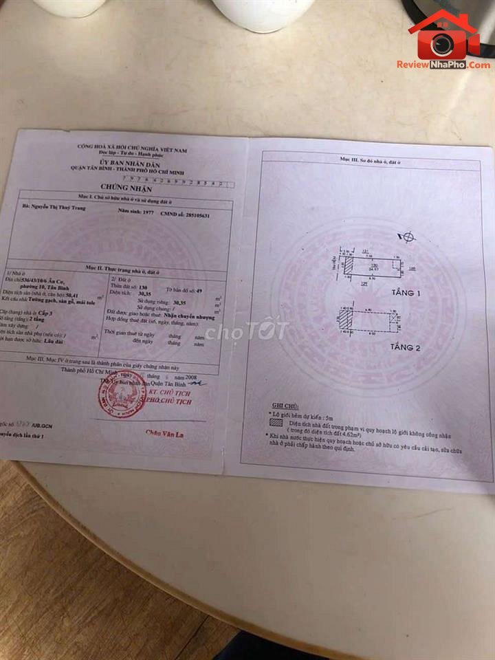 Review nhà phố giá 4.9 tỷ tại Quận Tân Bình, TP.HCM