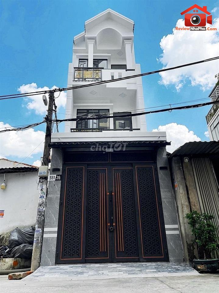 Review nhà phố Hương Lộ 2 Bình Trị Đông Quận Bình Tân TP.HCM giá 7.25 tỷ
