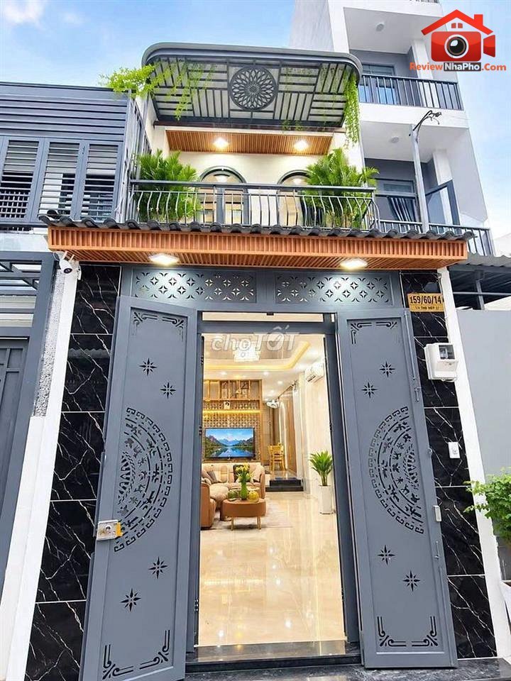 Review nhà phố hẻm xe hơi Trần Thị Trọng Quận Tân Bình TP.HCM giá 5.8 tỷ