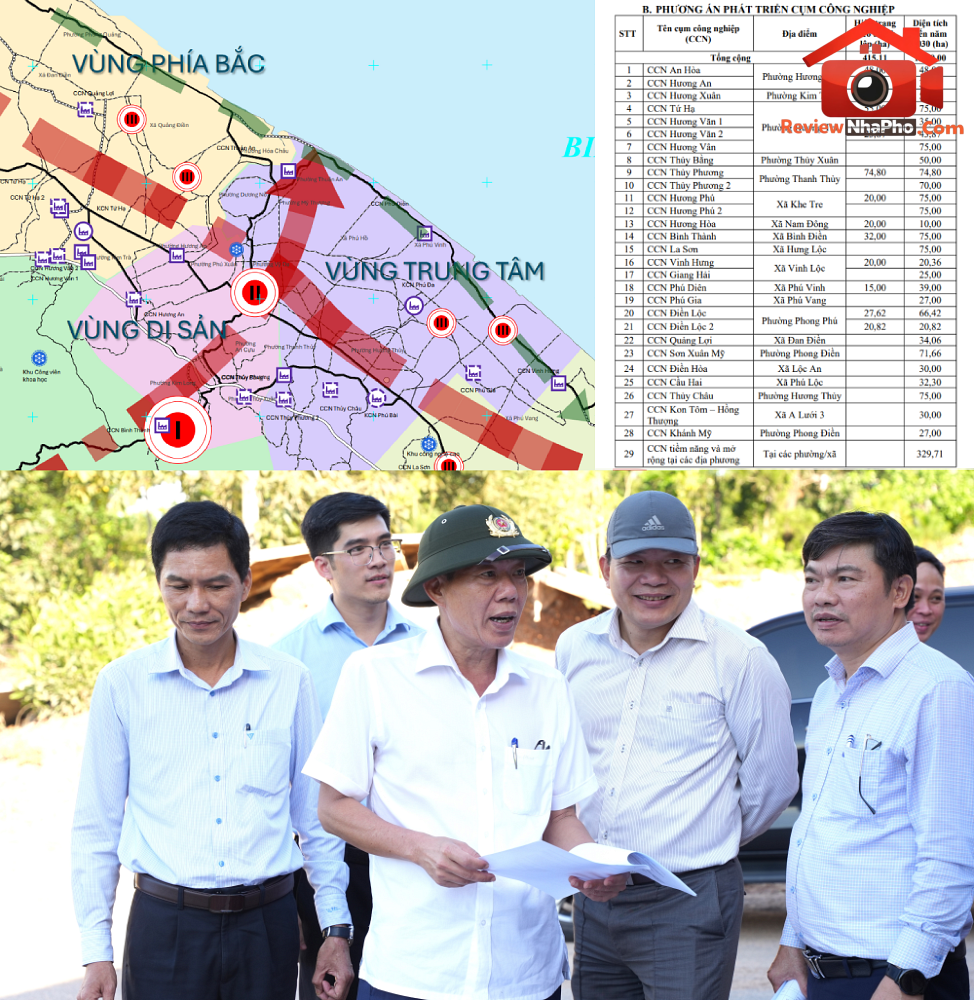 Khám phá quy hoạch cụm công nghiệp tại Huế