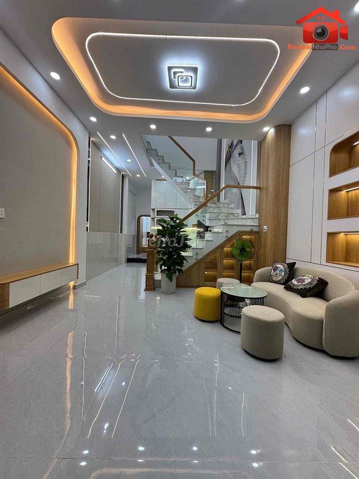 Review nhà phố mới xây tại Đường số 4, Phường Bình Hưng Hòa A, Quận Bình Tân, TP.HCM