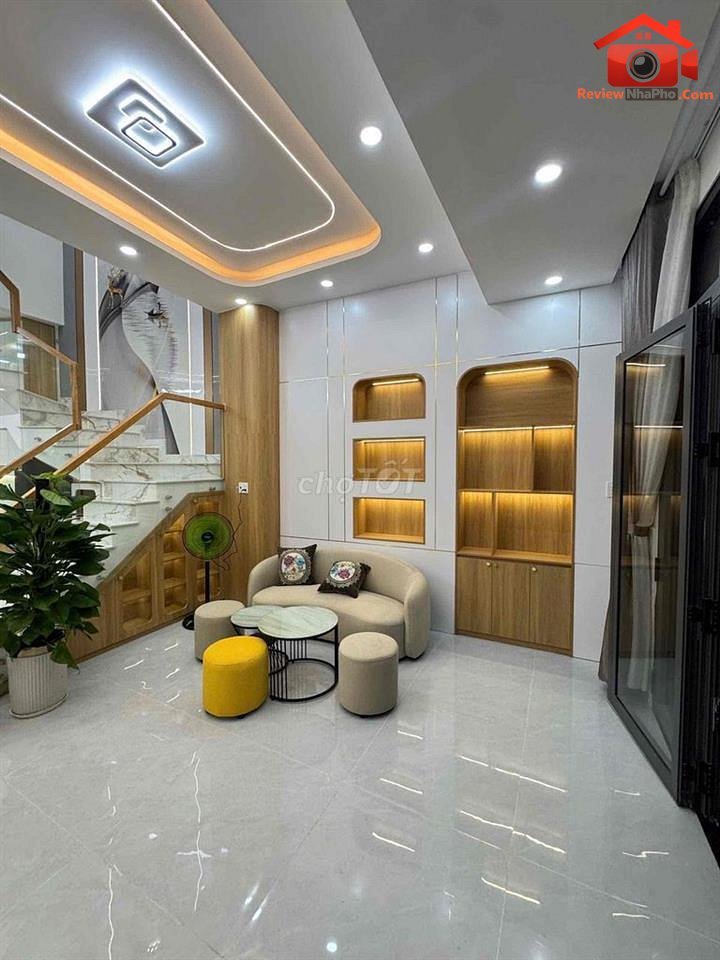 Review nhà phố mới xây tại Đường số 4, Phường Bình Hưng Hòa A, Quận Bình Tân, TP.HCM
