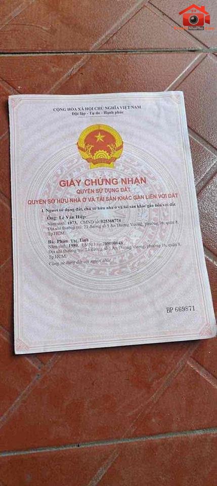 Review nhà đất sổ đỏ tại Lê Đình Cẩn, Bình Tân, TP.HCM mức giá 1.85 tỷ