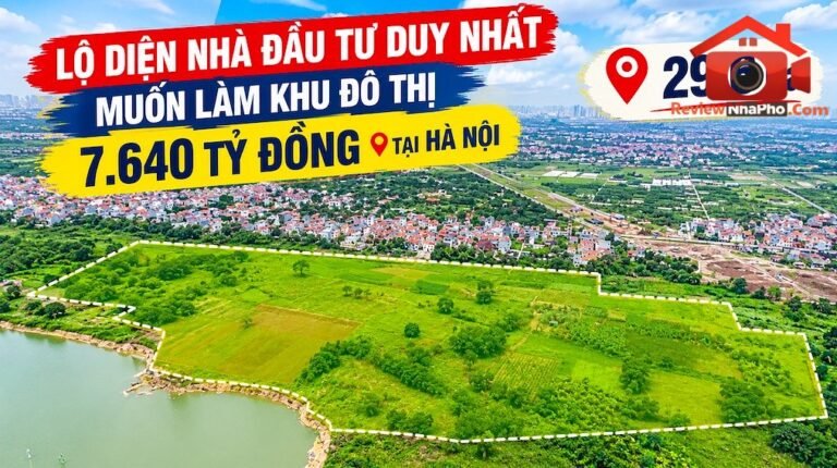 Đầu tư khu đô thị 7.640 tỷ tại Hà Nội: Cơ hội và thách thức