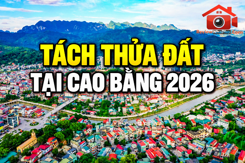 Cao Bằng: Điều kiện và diện tích tối thiểu tách thửa đất
