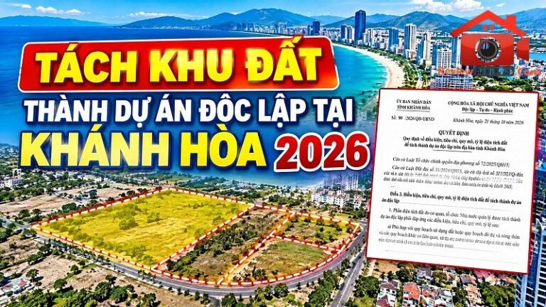 Quy định mới về tách đất tại Khánh Hòa: 6 điều kiện cần lưu ý