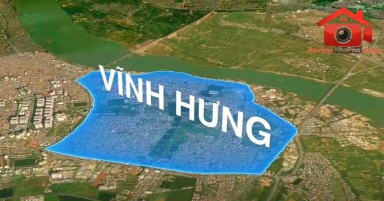 Tái thiết đô thị Vĩnh Hưng: Lưu ý về dân số và hạ tầng