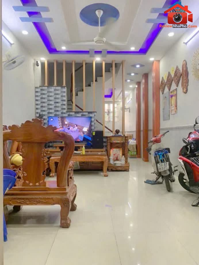 Review nhà phố Quận Bình Tân TP.HCM – Nhà 3 tầng đẹp giá 4.6 tỷ
