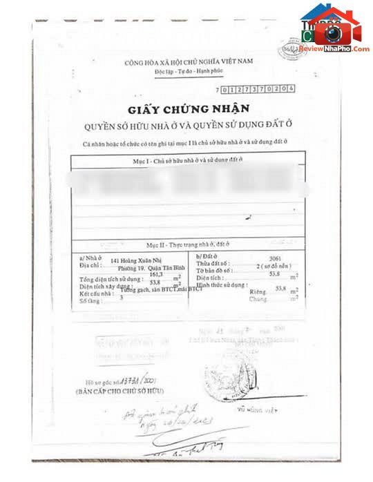 Review nhà phố mặt tiền Hoàng Xuân Nhị Quận Tân Phú TP.HCM