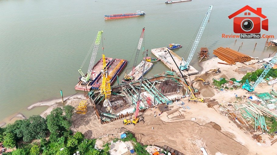 Tiến độ 7 cầu vượt sông Hồng tại Hà Nội cập nhật mới