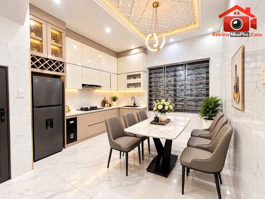 Review nhà phố nở hậu hẻm xe hơi Quận Bình Tân TP.HCM giá 4.7 tỷ