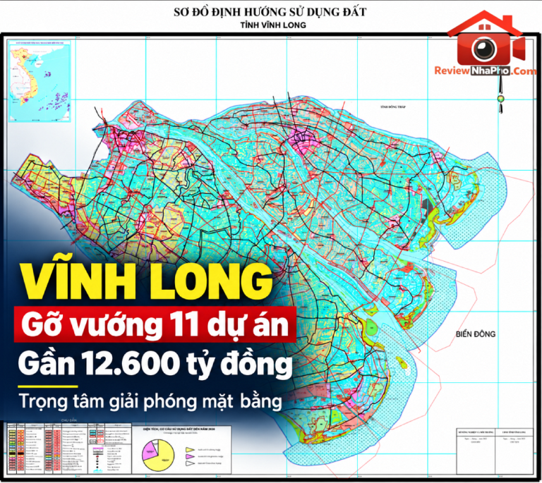 Vĩnh Long đẩy mạnh giải phóng mặt bằng cho 11 dự án lớn