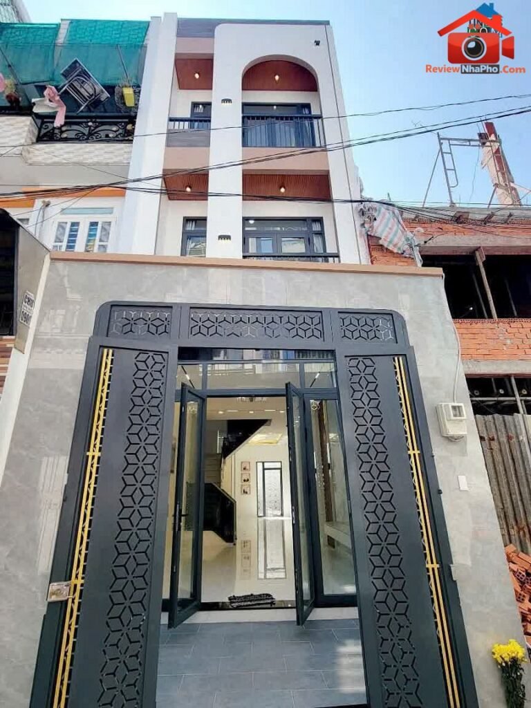 Review nhà phố Hương Lộ 2 Bình Trị Đông A Bình Tân TP.HCM giá 5.8 tỷ