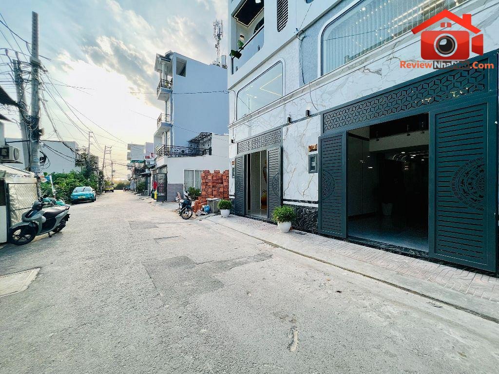 Review nhà phố 5 tầng Hương Lộ 2 Quận Bình Tân TP.HCM giá 7.4 tỷ