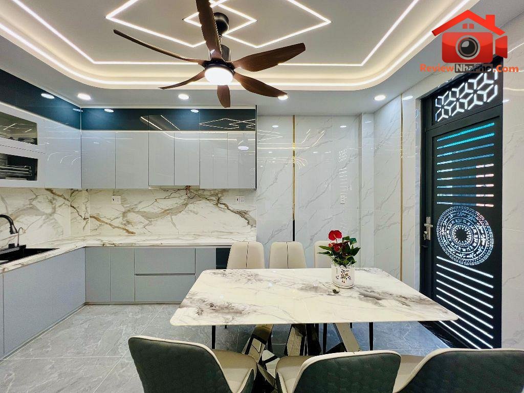 Review nhà phố 5 tầng Hương Lộ 2 Quận Bình Tân TP.HCM giá 7.4 tỷ