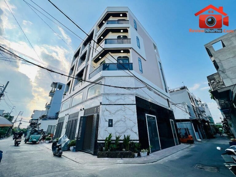 Review nhà phố 5 tầng Hương Lộ 2 Quận Bình Tân TP.HCM giá 7.4 tỷ