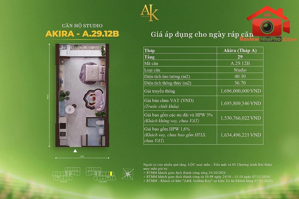 Khan hiếm căn hộ dưới 2 tỷ, A&K Tower tung gói 60 tỷ đồng hỗ trợ người trẻ mua nhà- Ảnh 3. Khan hiếm căn hộ dưới 2 tỷ, A&K Tower tung gói 60 tỷ đồng hỗ trợ người trẻ mua nhà- Ảnh 3.