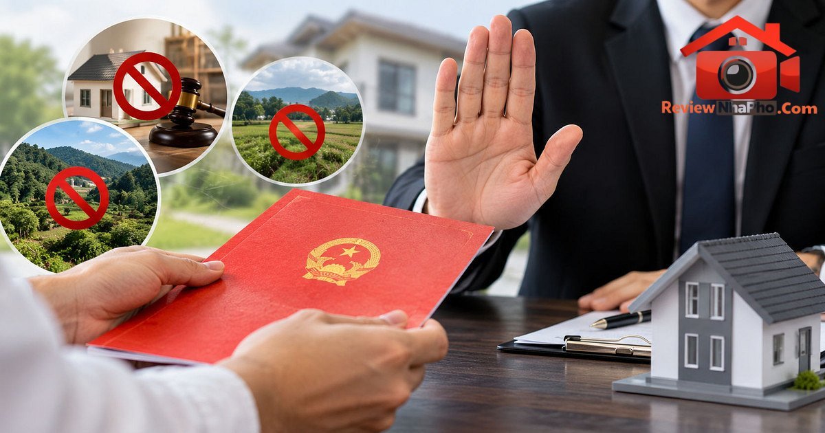 Những trường hợp không thể sang tên sổ đỏ 2024