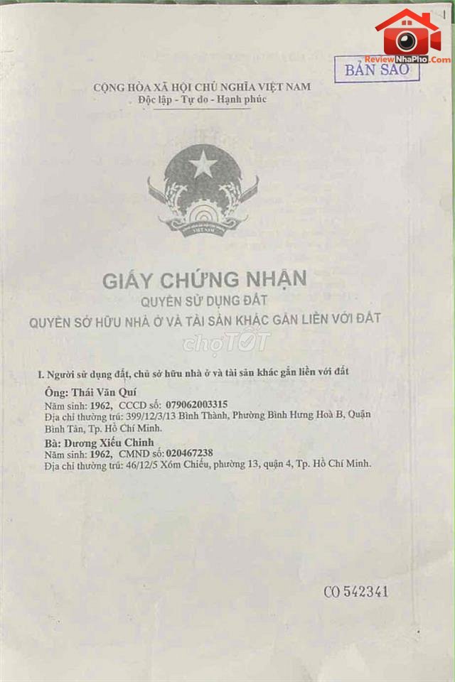 Review nhà phố Bình Tân TP.HCM – Nhà 2 phòng ngủ, 4.7 tỷ