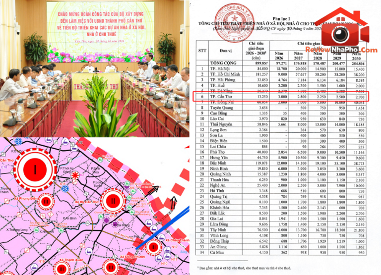 Cần Thơ sắp có thêm 7.700 căn nhà ở xã hội mới