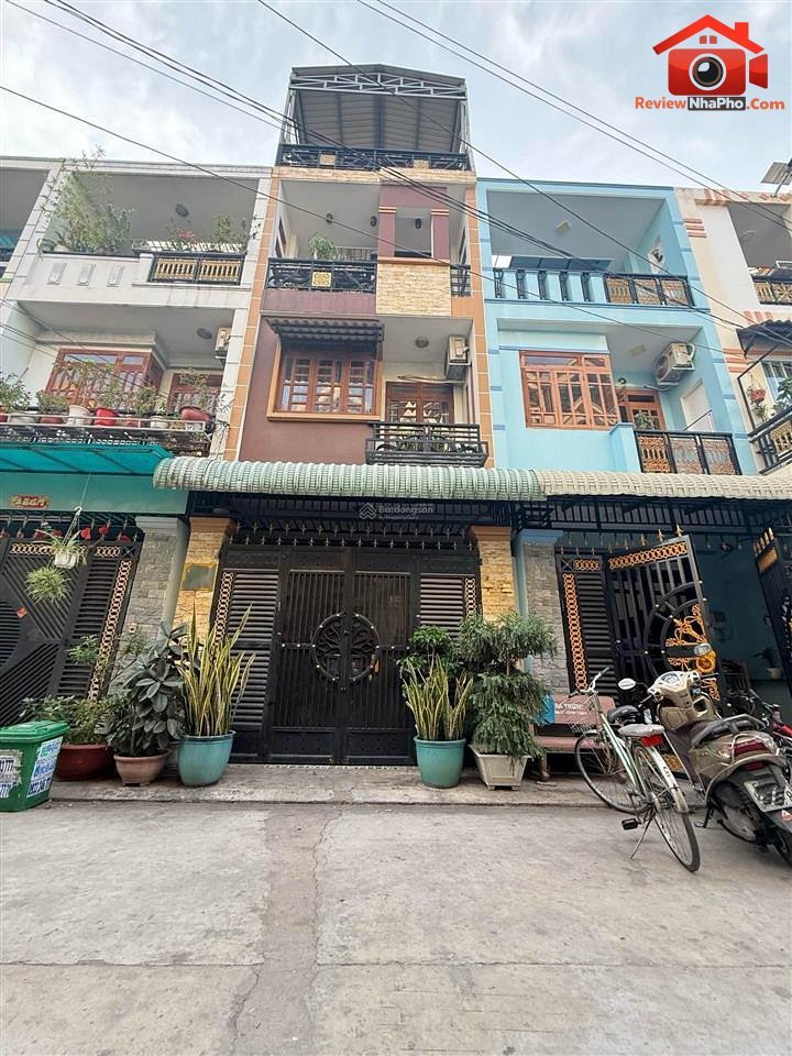 Review nhà phố Bình Tân 4 tầng, 4 phòng ngủ, giá 5.3 tỷ