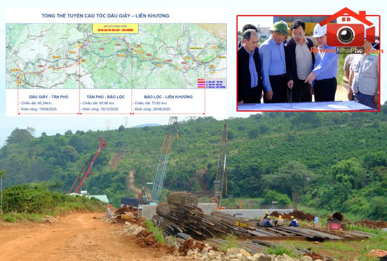 Cao tốc Bảo Lộc – Liên Khương: Tiến độ và ảnh hưởng đến thị trường