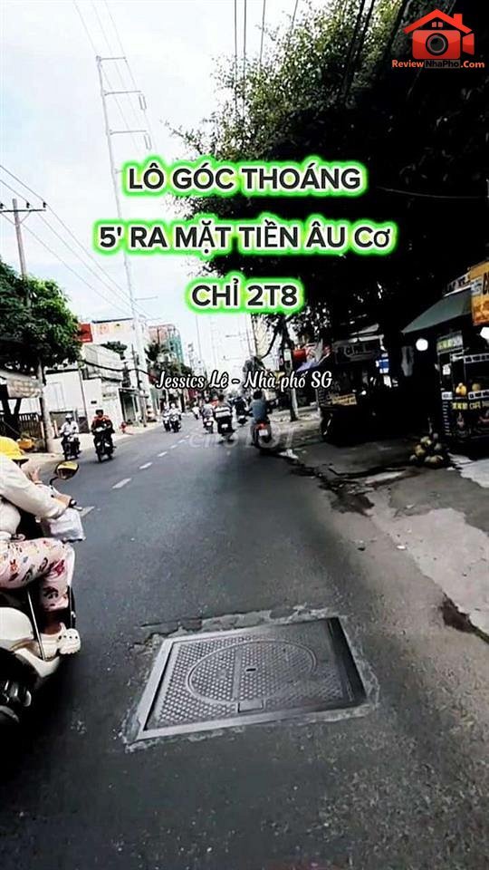 Review nhà phố Tân Phú 2.8 tỷ nhà lô góc 18m2 đầy đủ nội thất