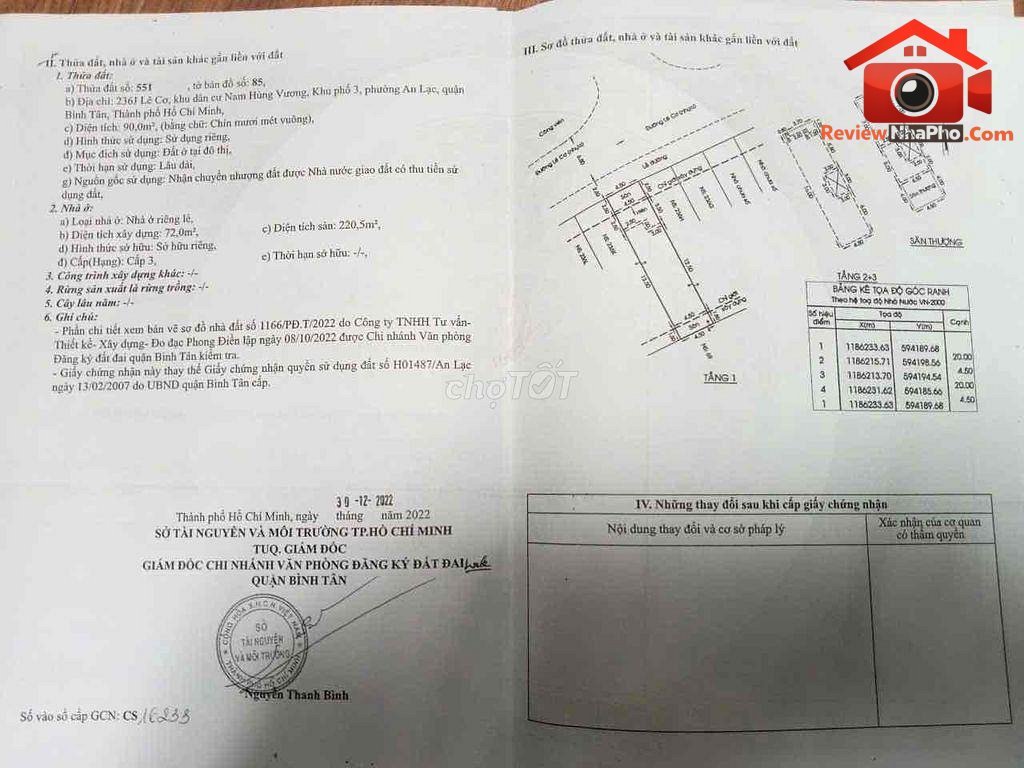 Review nhà phố mặt tiền 11.2 tỷ, 90m2 tại Phường An Lạc, Quận Bình Tân, TP.HCM