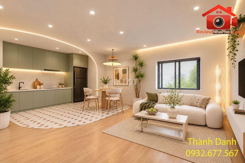 Review nhà phố Quận Tân Phú TP.HCM – Tòa căn hộ dịch vụ 165m²