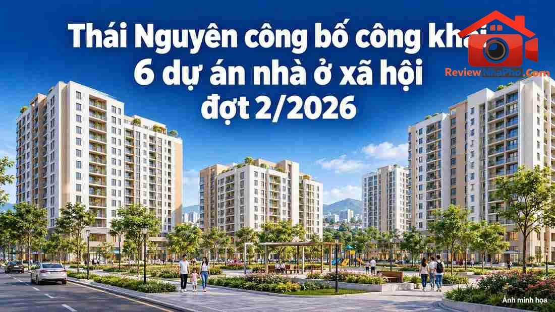 Thái Nguyên công bố 6 dự án nhà ở xã hội thu hút đầu tư