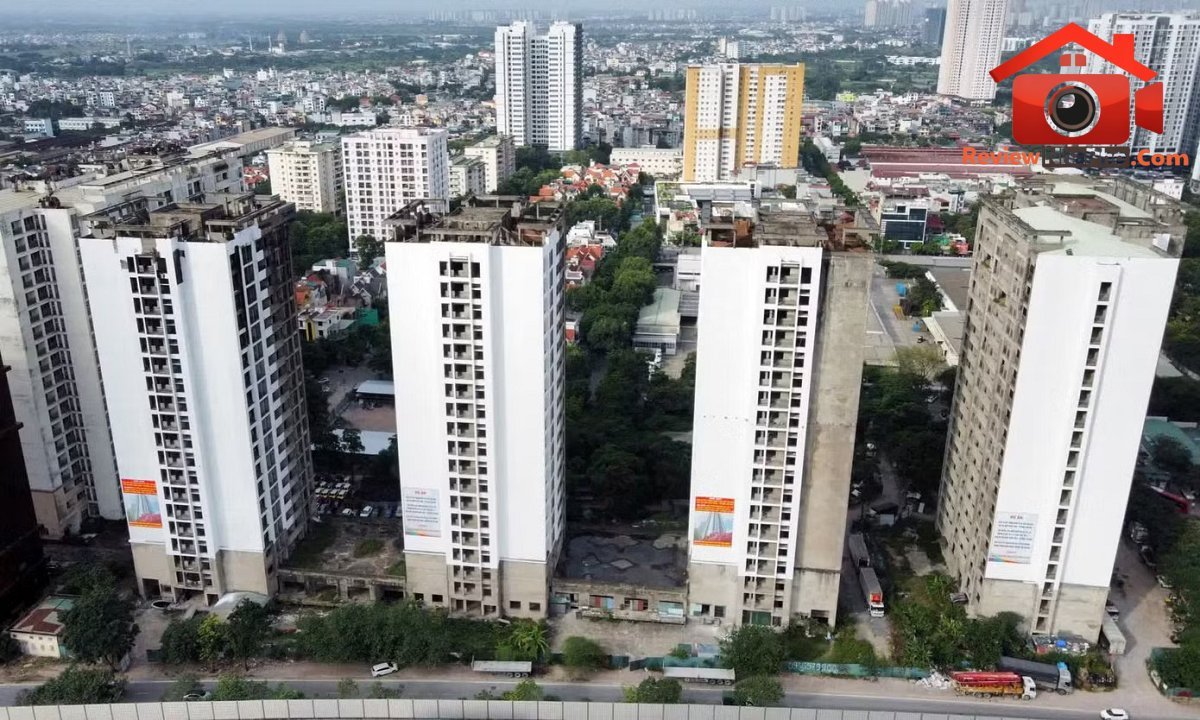 Dự án nhà ở xã hội đang được xây dựng, sửa sang tại Pháp Vân - Tứ Hiệp Chủ tịch Hà Nội: Nghiên cứu nâng chất lượng nhà tái định cư đồng bộ với nhà thương mại - Ảnh 1.