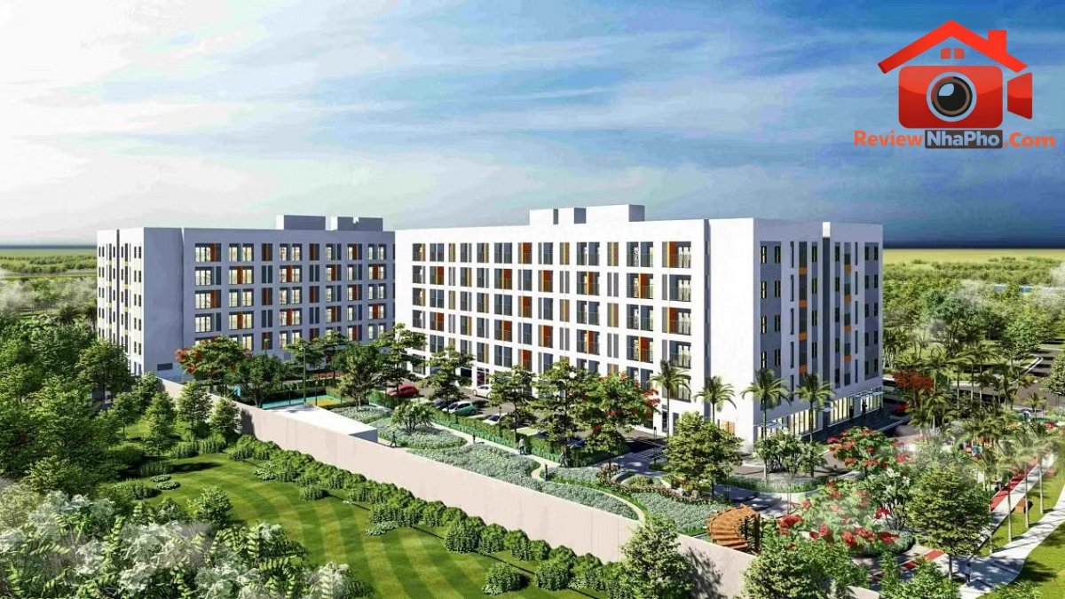 Phối cảnh dự án nhà ở xã hội tại phường Long Trường. TPHCM sắp mở bán 2 dự án nhà ở xã hội, giá hơn 24 triệu đồng/m2 - Ảnh 1.