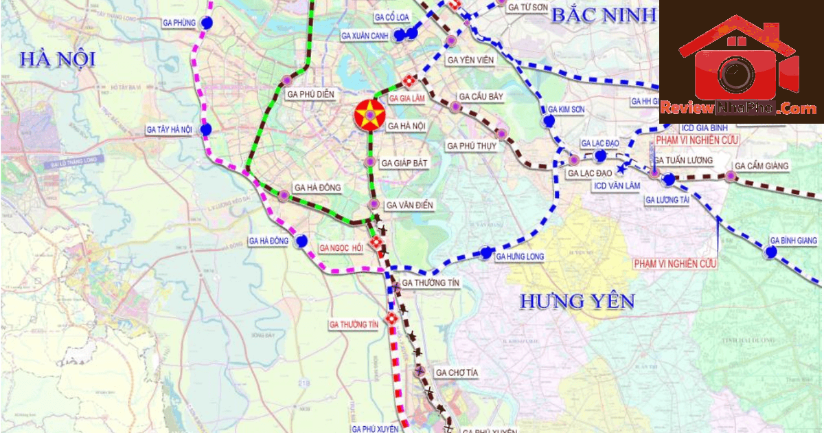 Tuyến đường sắt vành đai Hà Nội: Quy hoạch và Tiềm năng