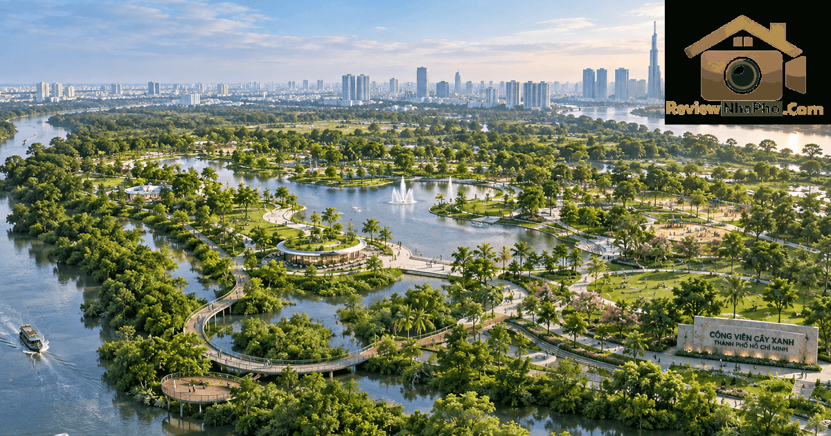 Quy hoạch công viên xanh 150ha tại TP.HCM: Tiềm năng và thách thức