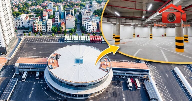 Bến xe Yên Sở: Tầng hầm 5.000m2 và kiến trúc hiện đại