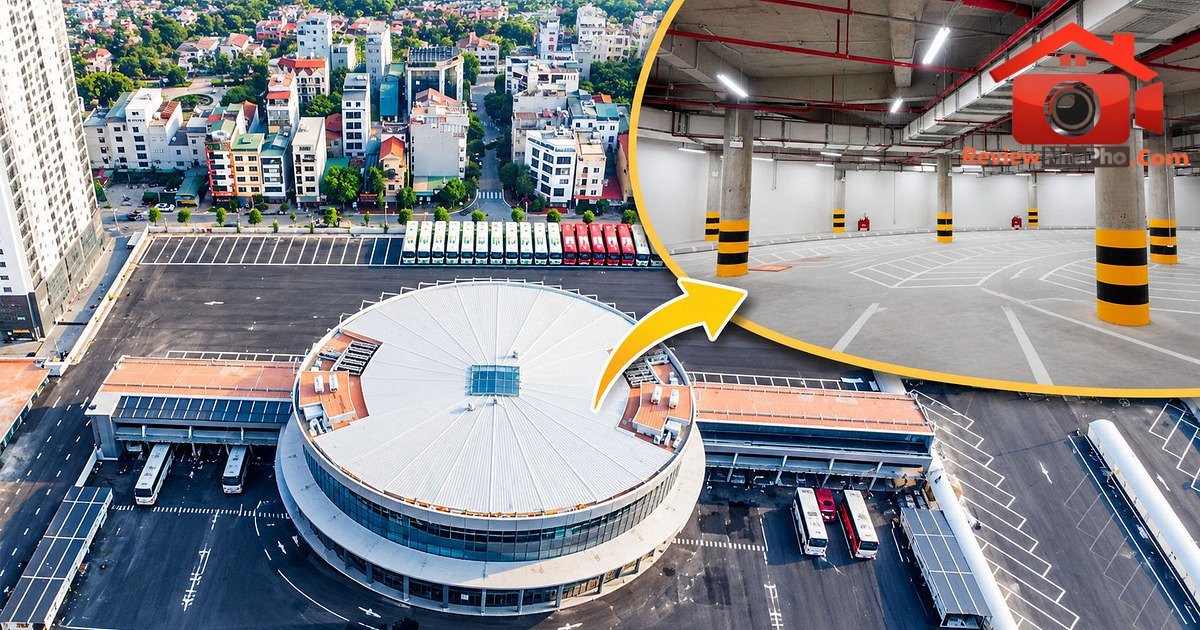 Bến xe Yên Sở: Tầng hầm 5.000m2 và kiến trúc hiện đại