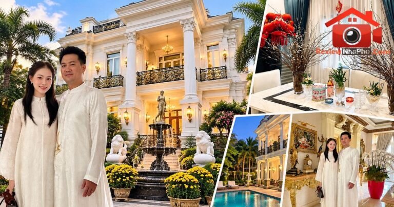 Khám phá căn biệt thự sang trọng của em dâu Hà Tăng