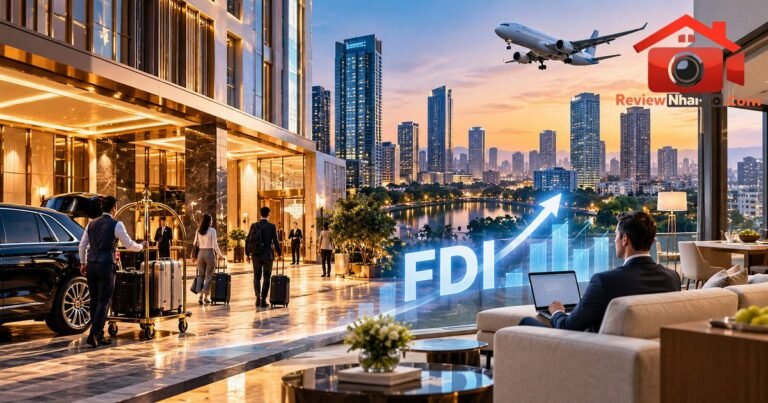 Căn hộ dịch vụ Hà Nội: Được nâng đỡ bởi FDI và nhu cầu lưu trú