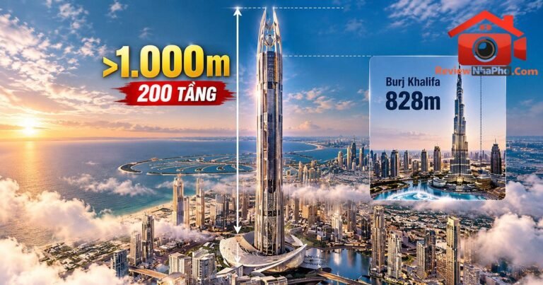 Sự thật về siêu tháp 1.000m tại Dubai