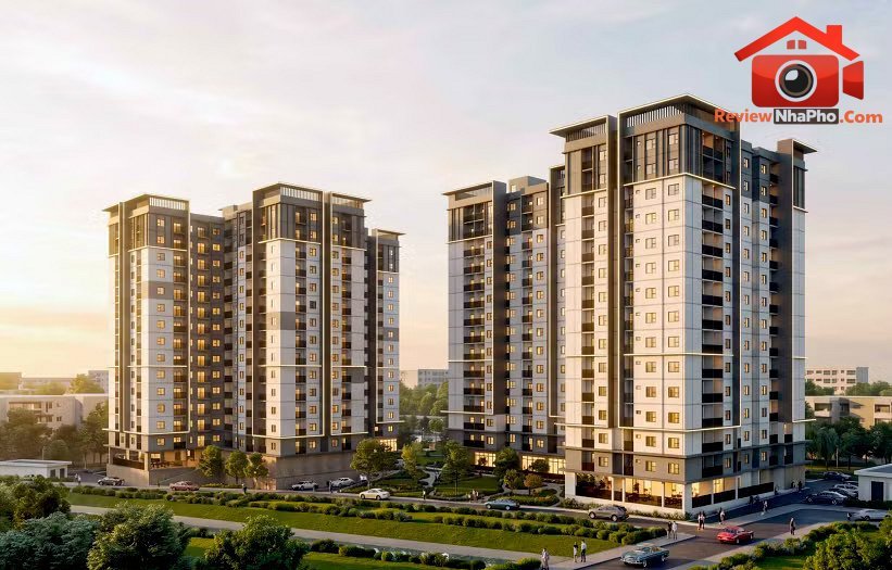 Phối cảnh dự án Nhà ở xã hội tại đường Nguyễn Văn Linh. Gia Lai có dự án nhà ở xã hội 546 căn hộ - Ảnh 1.
