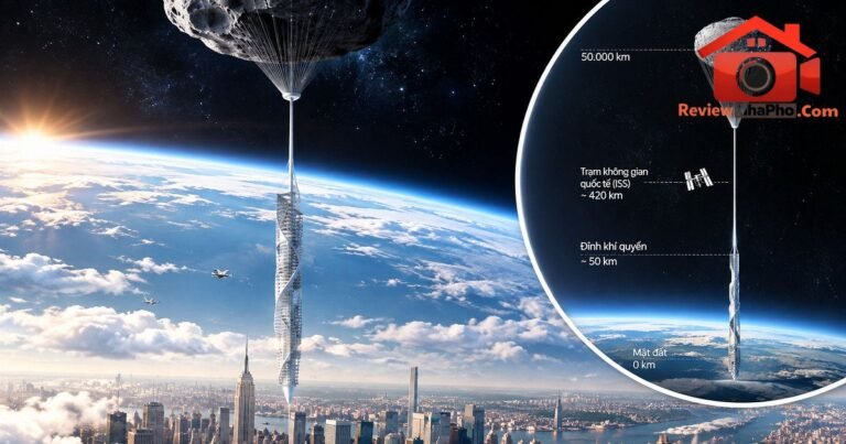 Analemma Tower: Tòa tháp chọc trời ‘treo ngược’ từ không gian