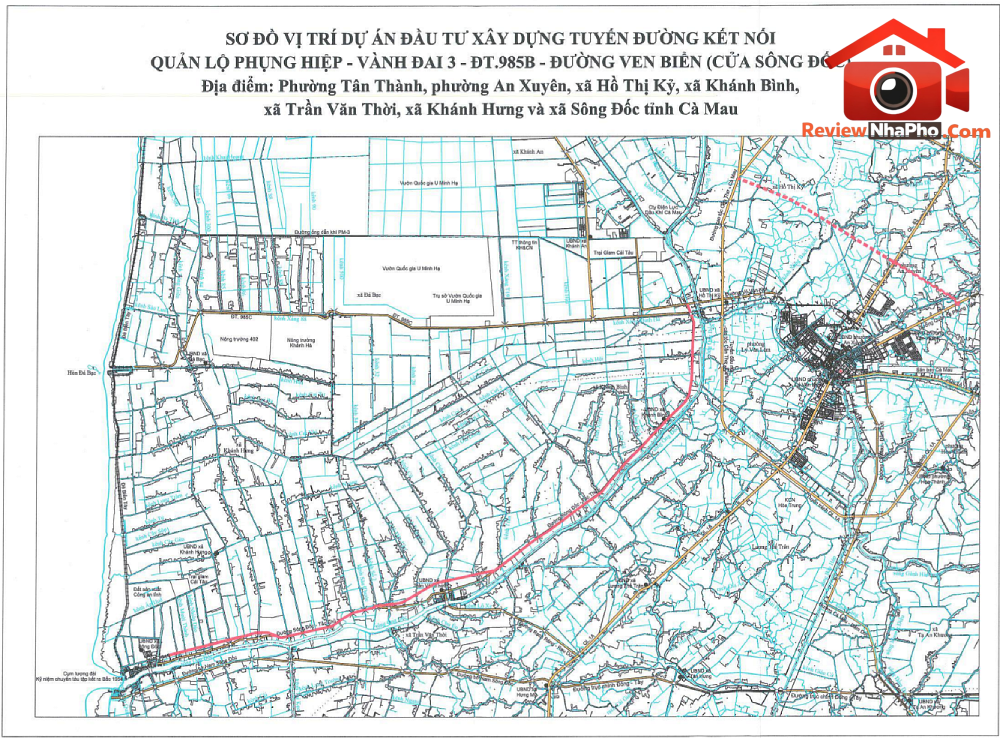 8 xã, phường ở Cà Mau sắp có tuyến đường 50km đi qua, xây mới 19 cây cầu- Ảnh 1.